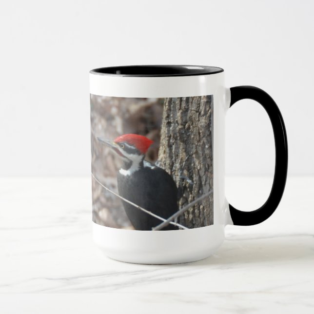 Caneca do pica-pau de Pileated (Direita)