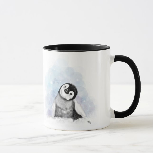 Caneca do pinguim do bebê (Direita)