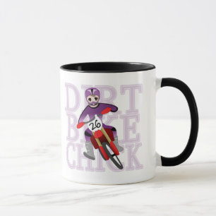 Caneca do pintinho da bicicleta da sujeira da