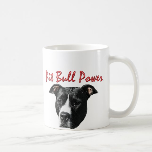 Caneca do poder do pitbull (Direita)