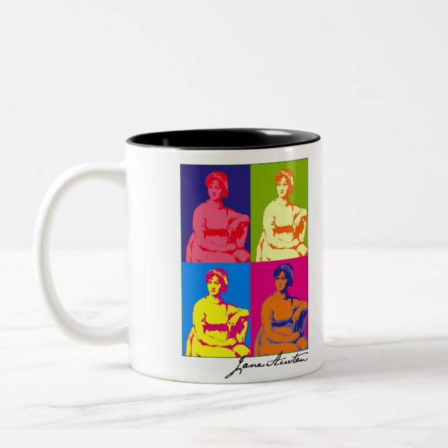 CANECA DO POP ART DE JANE AUSTEN (Esquerda)