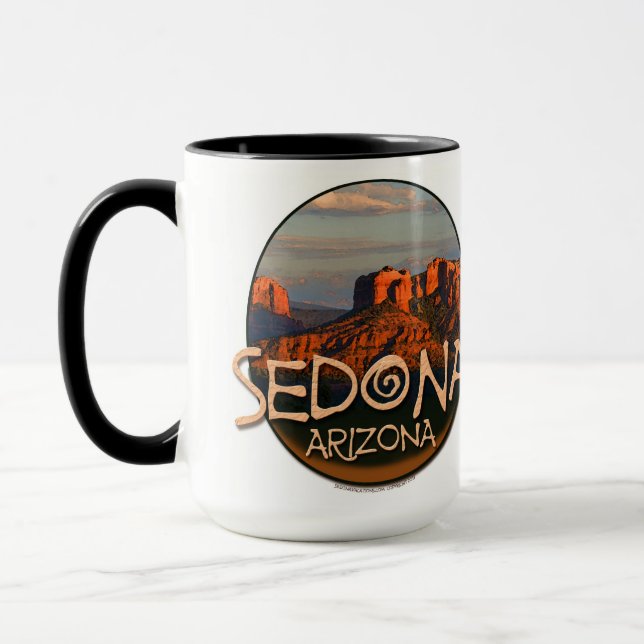 Caneca do por do sol da arizona de Sedona (Esquerda)