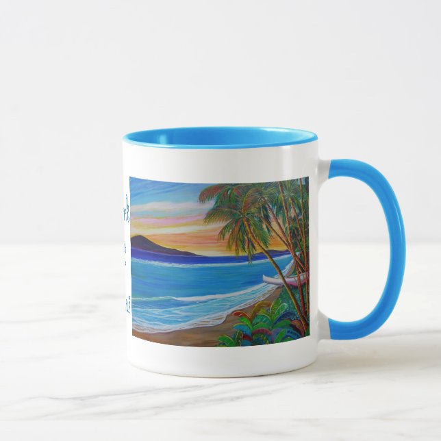 caneca do pôr do sol do Shark Pit de Suzanne (Direita)