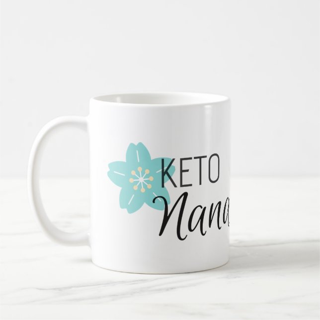 Caneca do presente da caneca | do Keto Nana para (Esquerda)