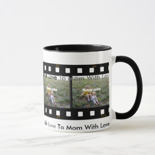 Caneca do presente da foto da mãe