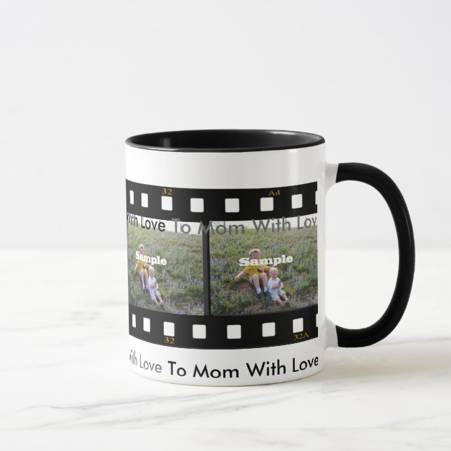 Caneca do presente da foto da mãe (Direita)