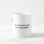 Caneca do presente de Menora dos alces! Caneca de<br><div class="desc">Esta cara pequena gostaria de desejar-lhe um Moosed Hanukkah feliz APÓS a cafeína!</div>