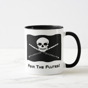 Caneca do presente do pirata da flauta