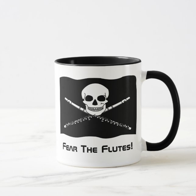 Caneca do presente do pirata da flauta (Direita)