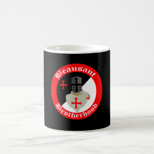 Caneca do preto da fraternidade de Beausant