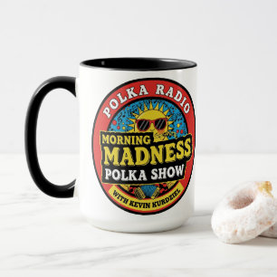 Caneca do Programa de Polca Morning Madness