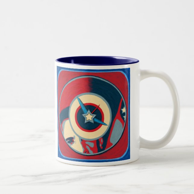 Caneca do pulso de disparo de Obama - índigo (Direita)