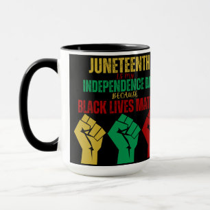 Caneca do Punho Pan-Africano do Juneteenth