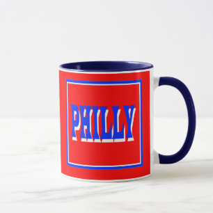 Caneca do quadrado vermelho de Philly