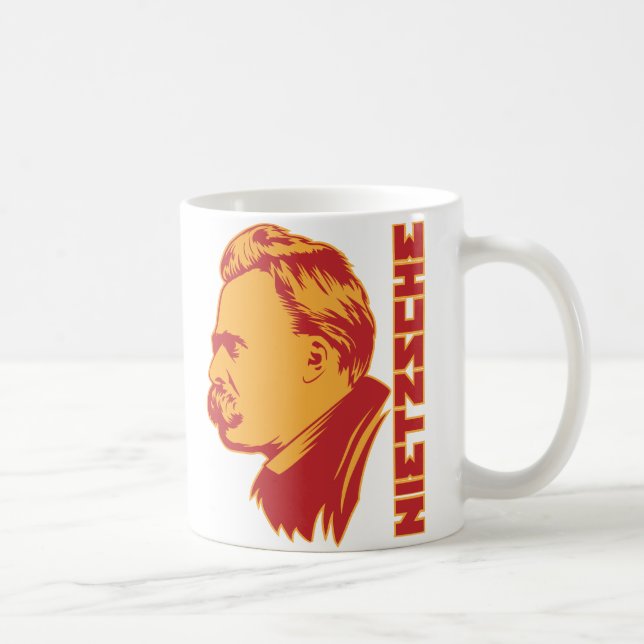Caneca do retrato de Frederich Nietzsche (Direita)