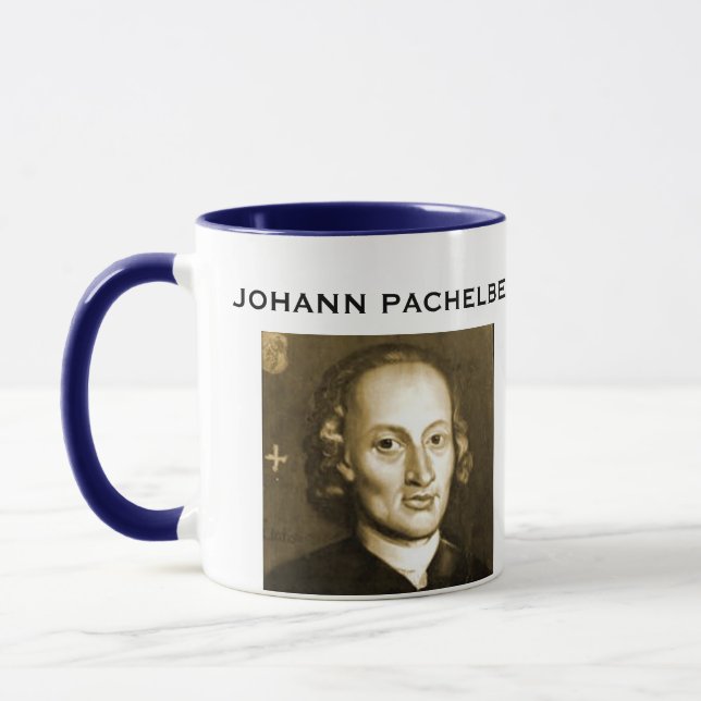 Caneca do retrato de Pachelbel (Esquerda)
