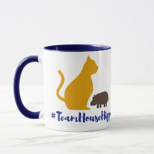 Caneca do righthand do hipopótamo da casa da