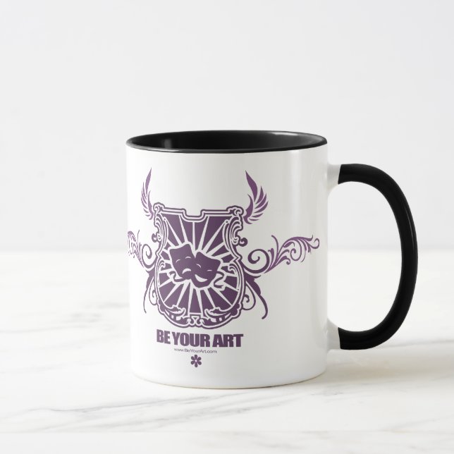 Caneca do roxo do teatro (Direita)