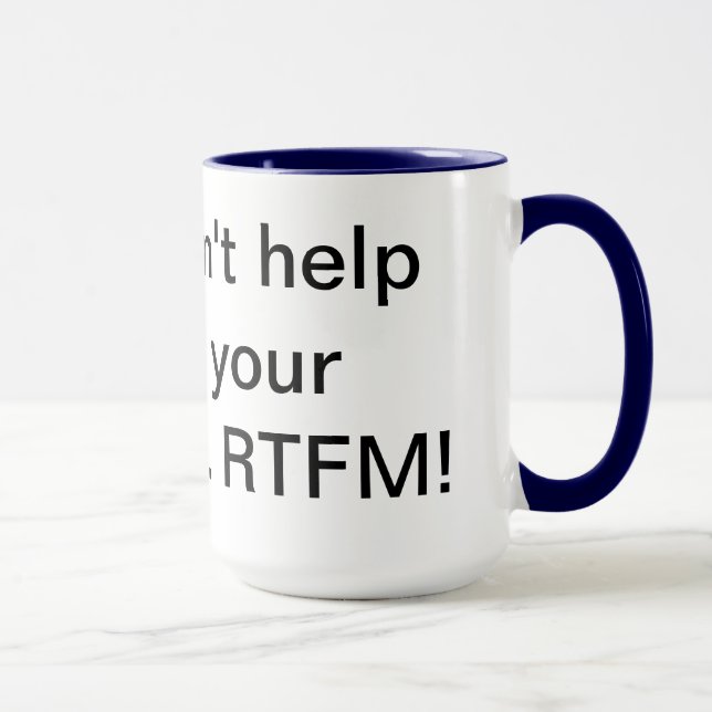 Caneca do RTFM 15oz (Direita)