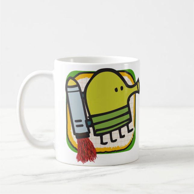 Caneca do salto do Doodle (Esquerda)