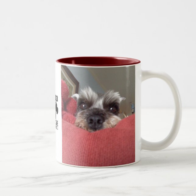 Caneca do salvamento do Schnauzer de Clarabelle (Direita)