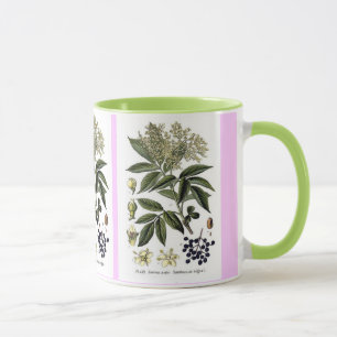 Caneca do Sambucus da baga de sabugueiro