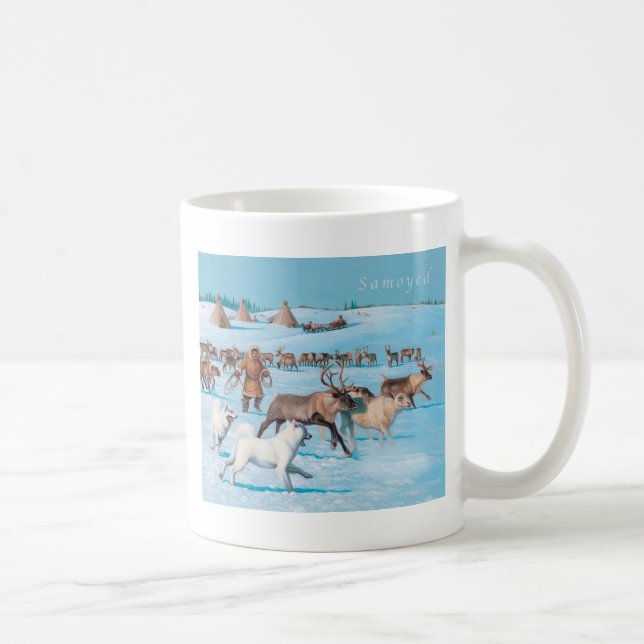 Caneca do Samoyed (Direita)