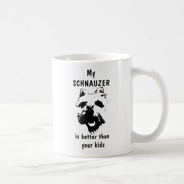 Caneca do Schnauzer (Direita)