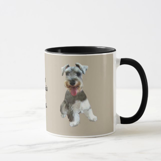 Caneca do Schnauzer diminuto (Direita)