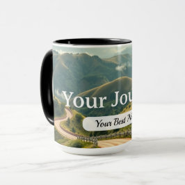 Caneca do Seu Caminho de Jornada Personalizada