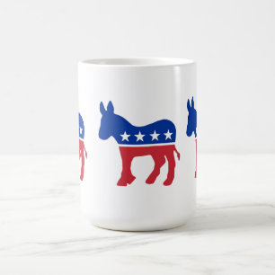 Caneca do símbolo do partido Democrática