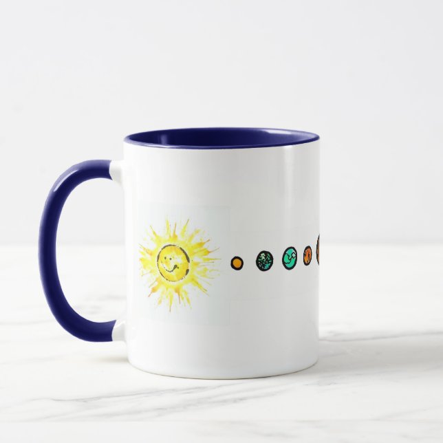 Caneca do sistema solar (Esquerda)