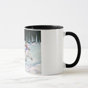 Caneca do skate do inverno