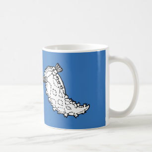 Caneca do Slug do impressão do nudibranch de
