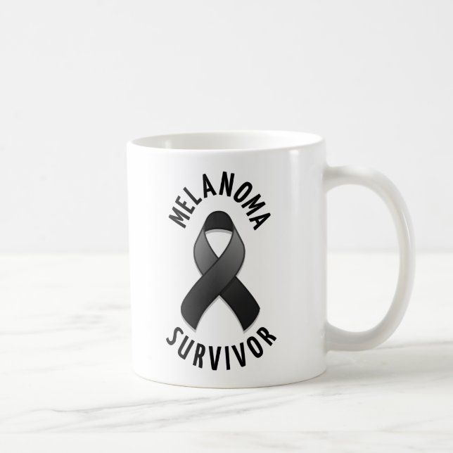 Caneca do sobrevivente da melanoma (Direita)