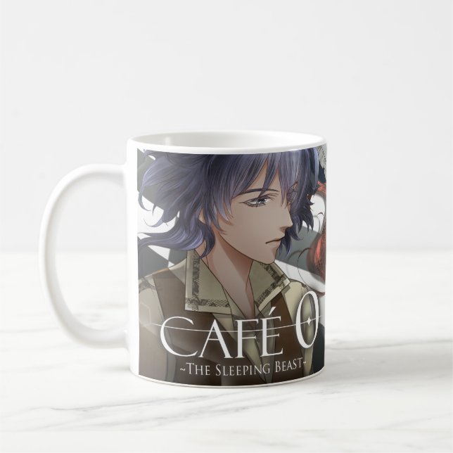 Caneca do sono Beast~ do ~The do CAFÉ 0 (Noir e (Esquerda)