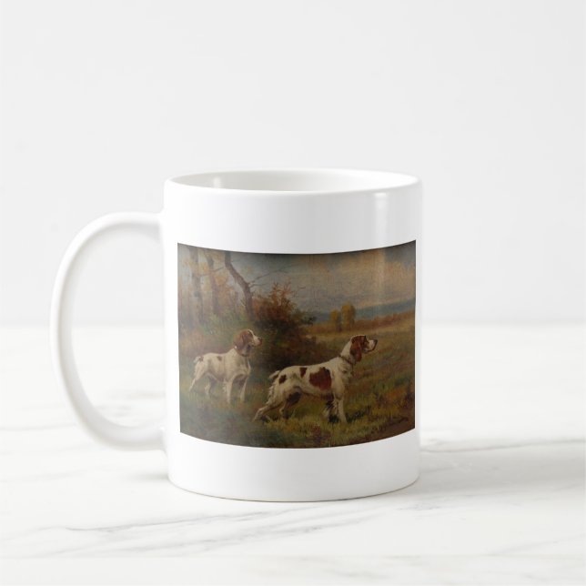 caneca do spaniel de brittany (Esquerda)