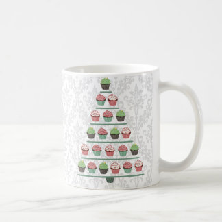 Caneca do suporte do cupcake do Natal