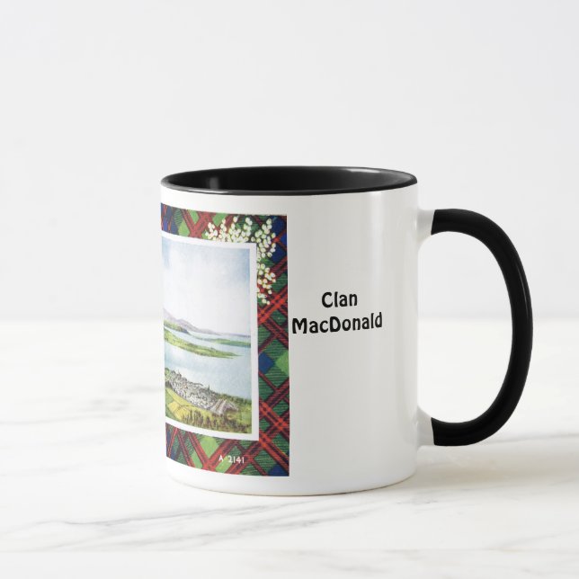 Caneca do Tartan, clã MacDonald, (Direita)