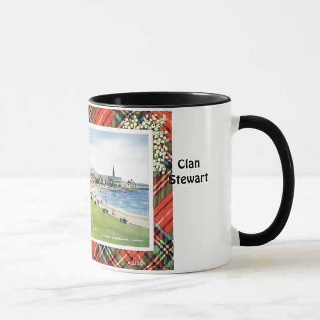 Caneca do Tartan, clã Stewart real (Direita)