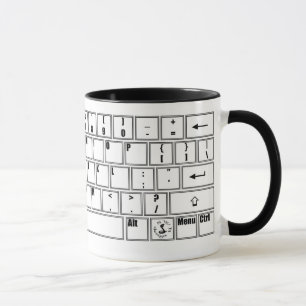 Caneca do teclado do PC