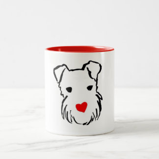 Caneca do terrier de galês
