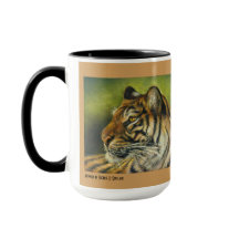 caneca do tigre de 15 onças