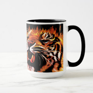 Caneca do tigre do poder de fogo