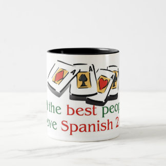 Caneca do tom do amante dois do espanhol 21