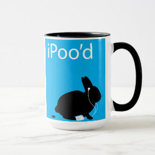 caneca do tombadilho do coelho do iPoo'd