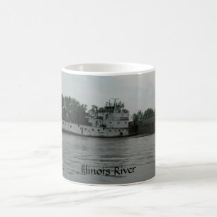Caneca do Towboat LJ Sullivan do rio de Illinois