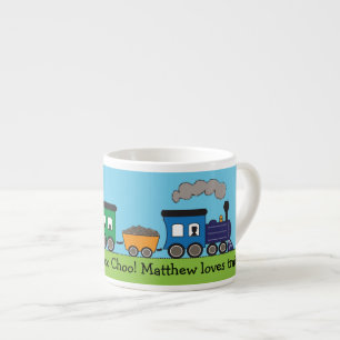 Caneca do trem do vapor do Choo Choo da criança
