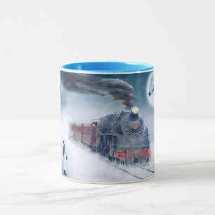 Caneca do trem do vintage