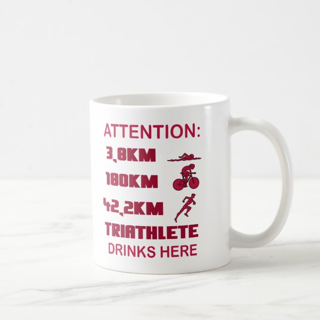 Caneca do triathlete do LD (Direita)